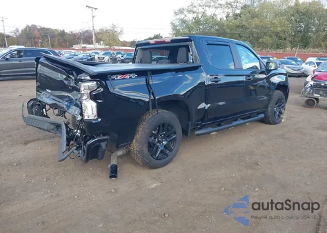 2025 Chevrolet Silverado 1500 4Wd Short Bed Custom z USA, uszkodzony, nr VIN 1GCPKBEK9SZ260295